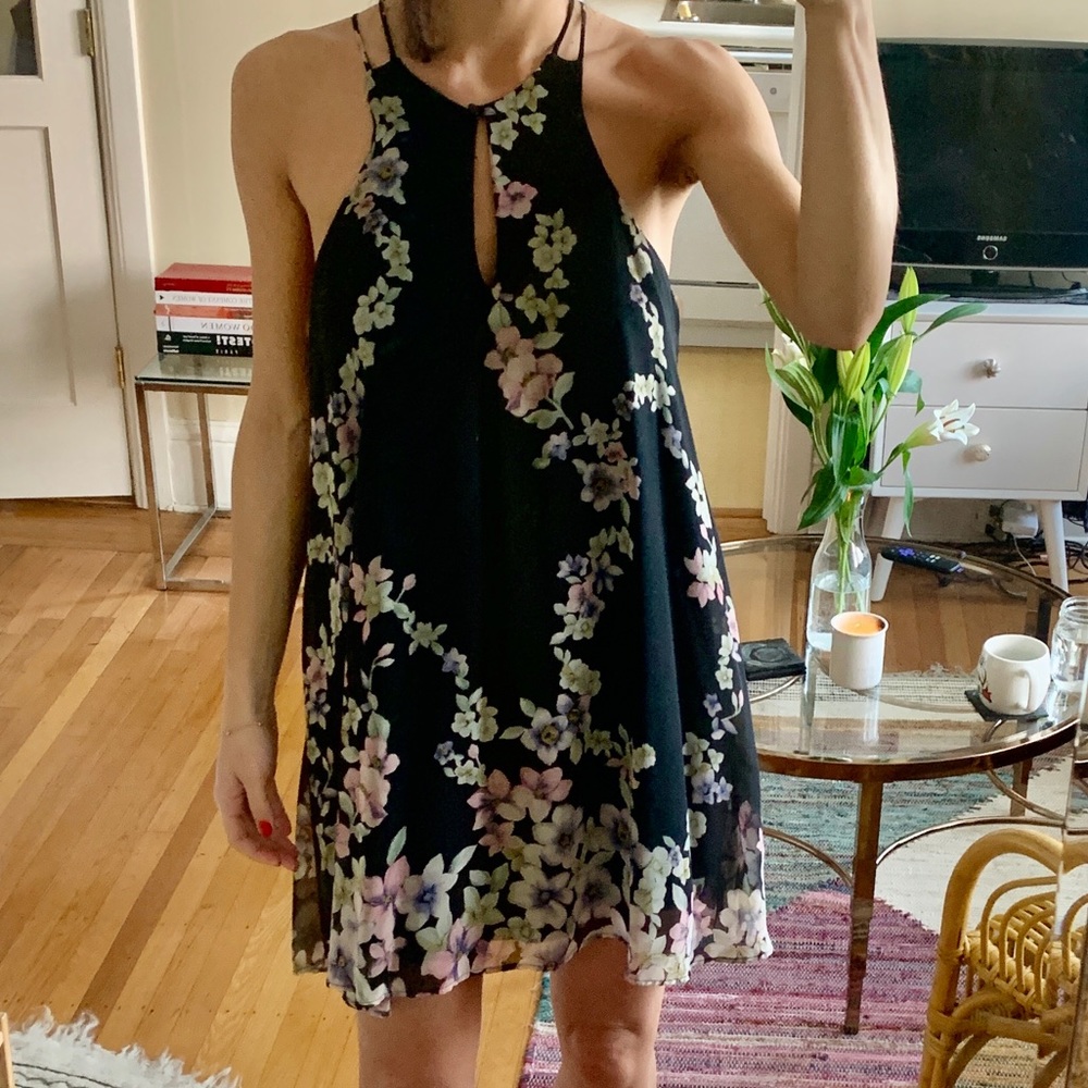 Mini floral dress